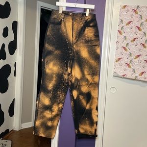 Bleach Dyed Jeans